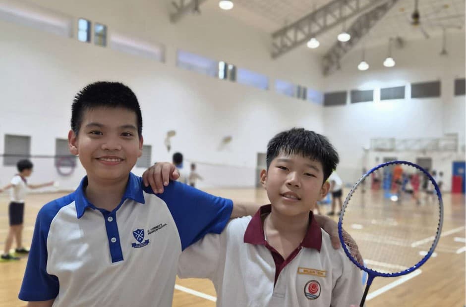 It’s their PSLE year – they still made time for friends, badminton and inclusivity