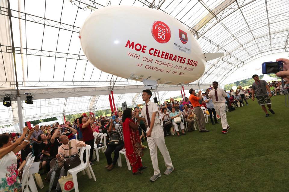 MOE Celebrates SG50 with Pioneers and Seniors at Gardens by the Bay