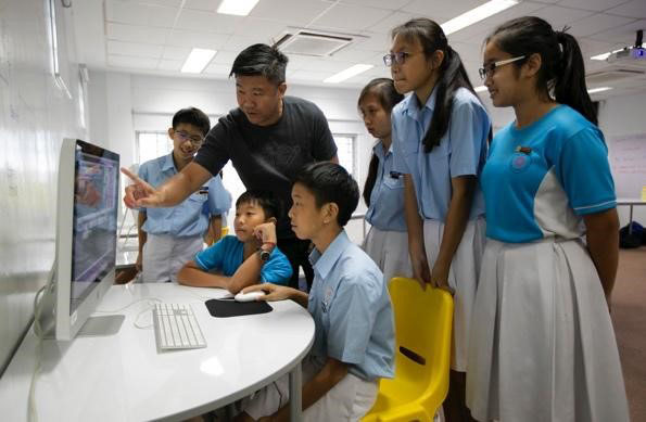 Aspiring Film Makers of New Town Secondary School