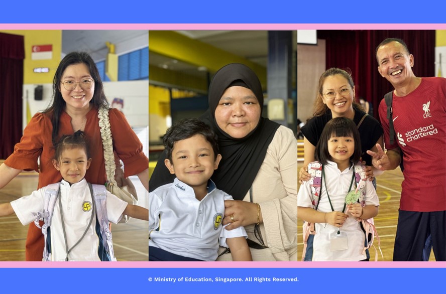 Alumni parents share their wishes for their Primary 1 child